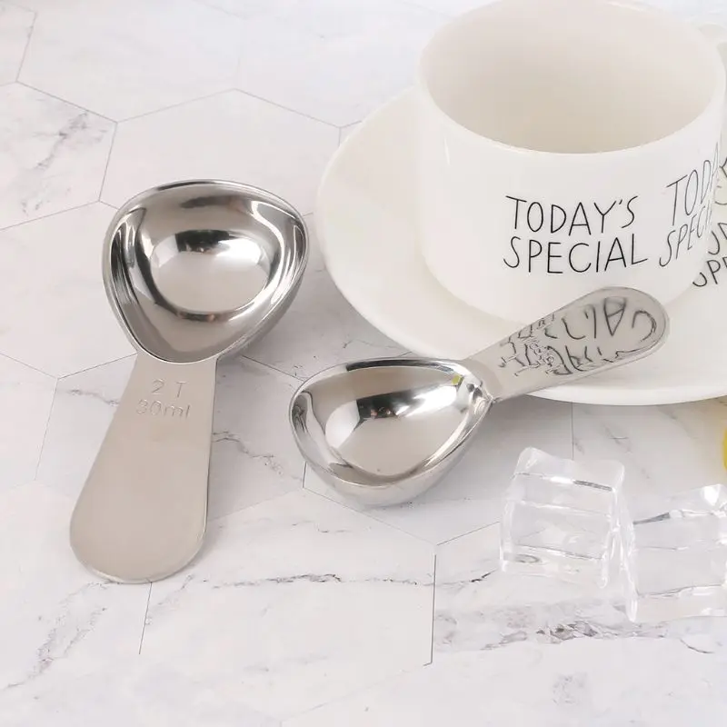 2 шт. мерная ложка из нержавеющей стали ароматизирующая столовая 1Tbsp 15 мл и 2Tbsp 30