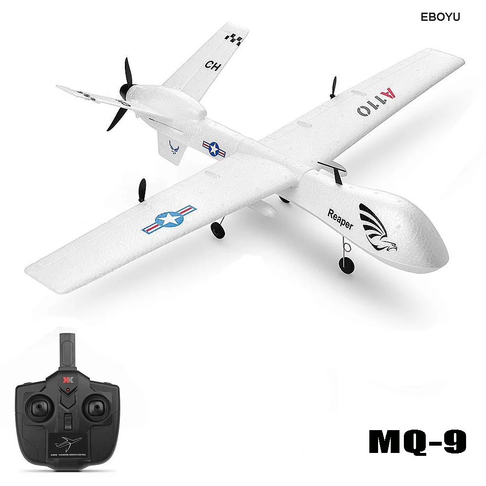 WLtoys XK A110 Predator MQ 9 2 4G 565 мм 3CH EPP DIY Glider RC Airplane самолёты с фиксированным крыльем