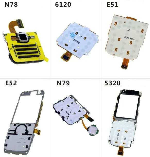 Новая клавиатура гибкий кабель плоская лента с камерой для Nokia N78 6120 E51 E52 N79 5320