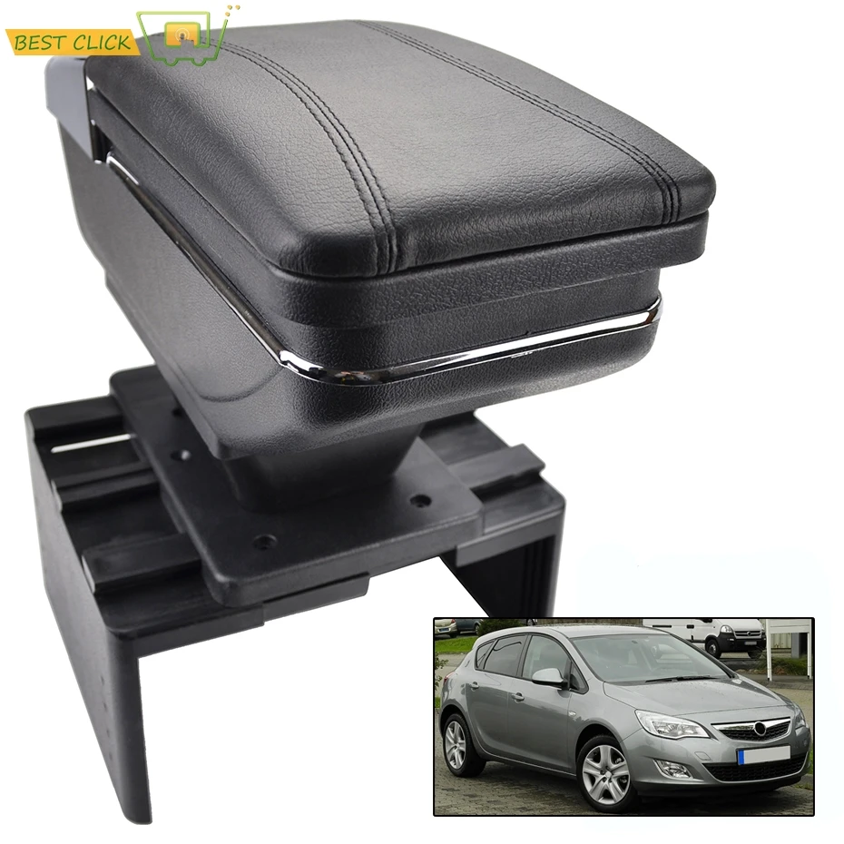 

For Opel Vauxhall Holden Astra Corsa Mokka Tigra Zafira Tourer Center Centre Console Rotatable Armrest Car Arm Rest Storage Box