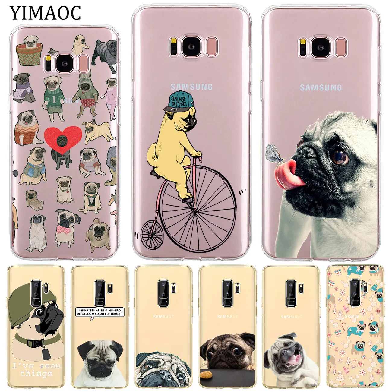 Мягкий силиконовый чехол YIMAOC для телефона Samsung Galaxy S10e S10 S9 S8 Note 10 Plus S7 Edge|Бамперы| |