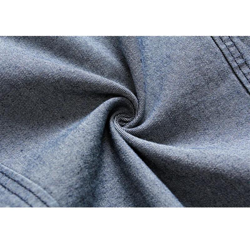 2017 Новое поступление Для мужчин джинсовая рубашка модные отложной воротник