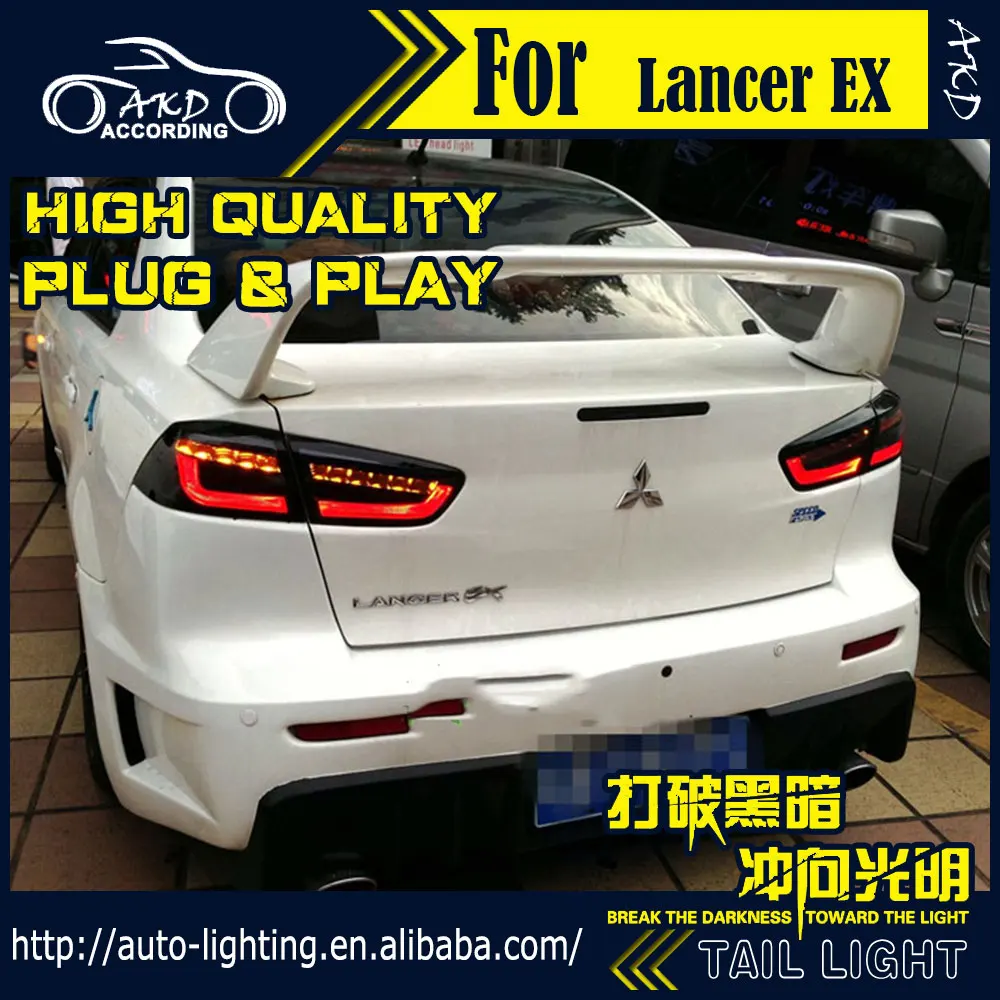 AKD автостайлинг задний фонарь для Mitsubishi Lancer EX задсветильник s светодиодный сигнал