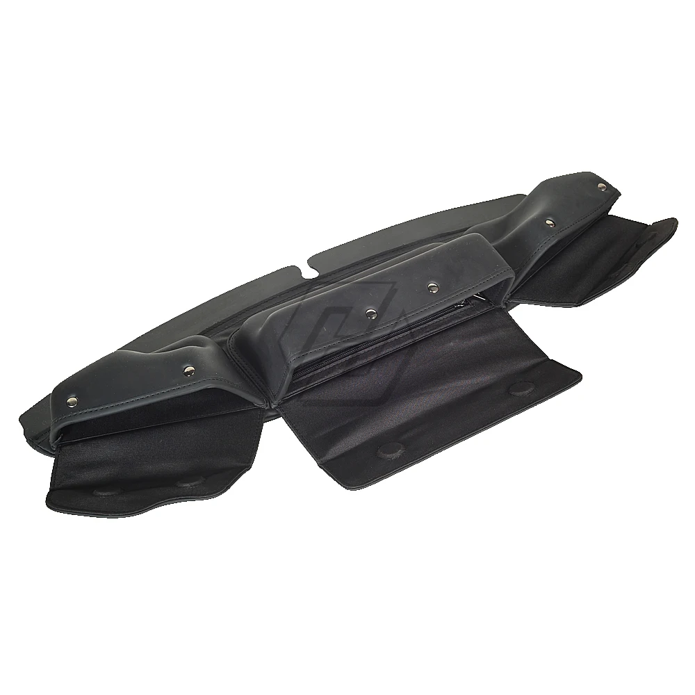 Черная мотоциклетная сумка с 3 карманами для лобового стекла Обтекатели Harley Touring