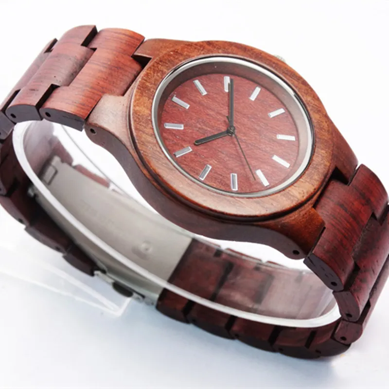 Мужские деревянный Часы лучший бренд роскошных часов 2016 новейшие Япония