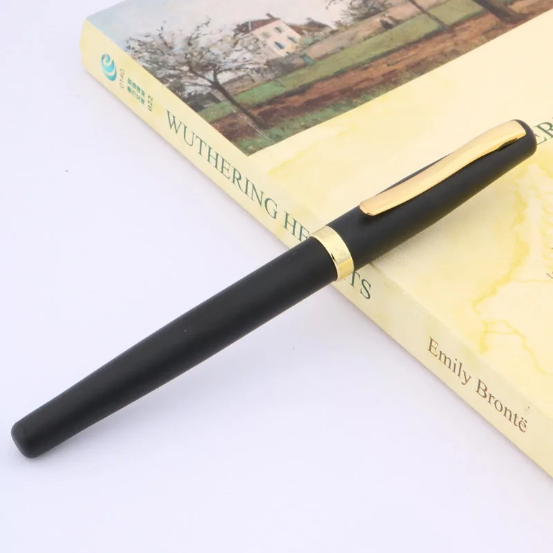 209 высококачественный деловой матовый черный Золотой классический телефон|gift