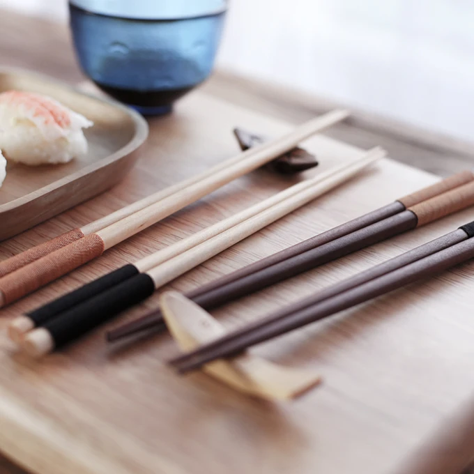 Деревянные палочки для еды с хлопковой нитью одна пара 22 5 см|wooden chopsticks|sushi