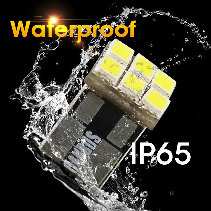 Светодиодсветильник лампы для чтения hlxg 10 шт. белые T10 194 168 W5W 2521 2450 6 SMD 5630 |