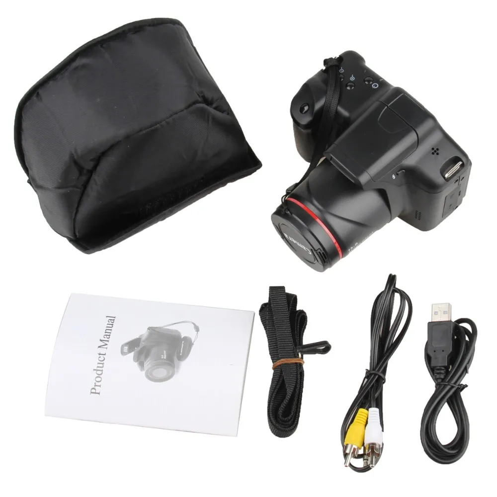 

Winait Cheap Dslr Similar Camera 12MP 4X Digital Zoom HD 1280x720 Digital Camera 0.3 megapixels CMOS Mini Camera