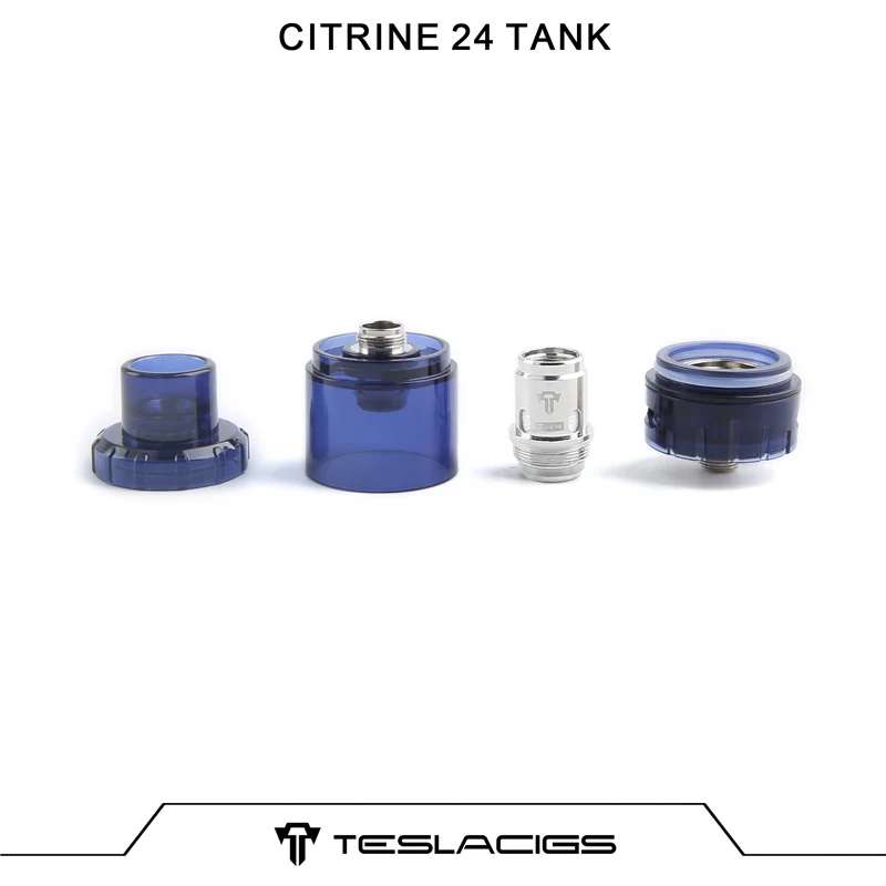 Оригинальный Tesla CITRINE 24 бак 4 мл емкость Vape сменный атомайзер сетчатая катушка с