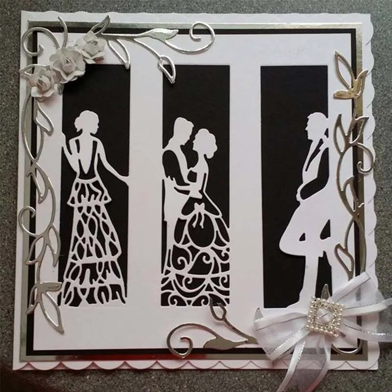 Джентльмена Lean дверь металлический Трафаретный вырубной штамп Трафареты набор