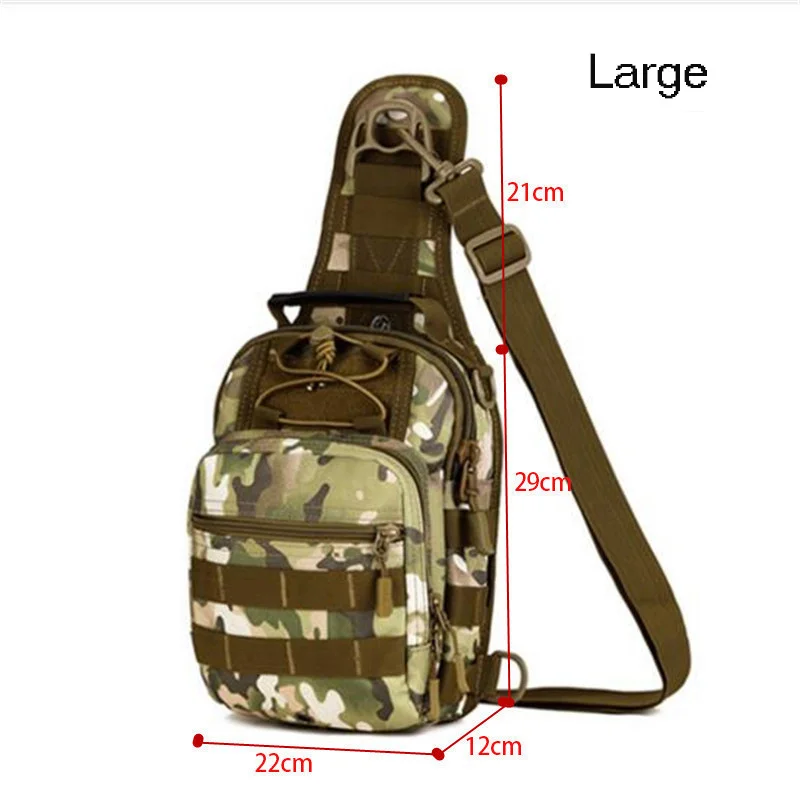 CP camouflage Мужские сумки, тактическая нагрудная посылка, рюкзак на одно плечо с высококачественной сумкой, модная мужская сумка для отдыха wo - Цвет: CP camouflage