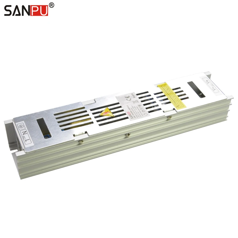 SANPU SMPS 60W 2A 24 V блок питания AC 220V 110V к DC LED трансформатор драйвера IP20 Алюминий для LEDs