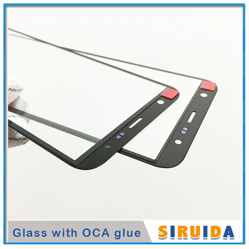 10 шт. объектив с OCA клейкая пленка для Samsung Galaxy A6 A6Plus A530 A730 A8 + 2018 ЖК сенсорный экран