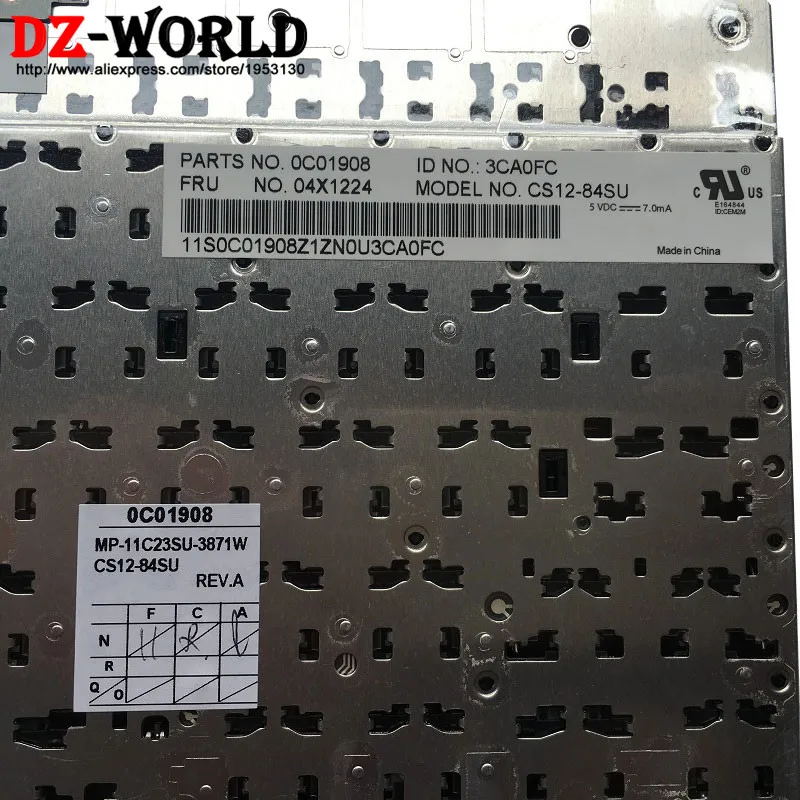 Новая Оригинальная Русская клавиатура для Thinkpad X230 X230i X230T (стол X230) FRU 04X1224 04X1300 04X1338