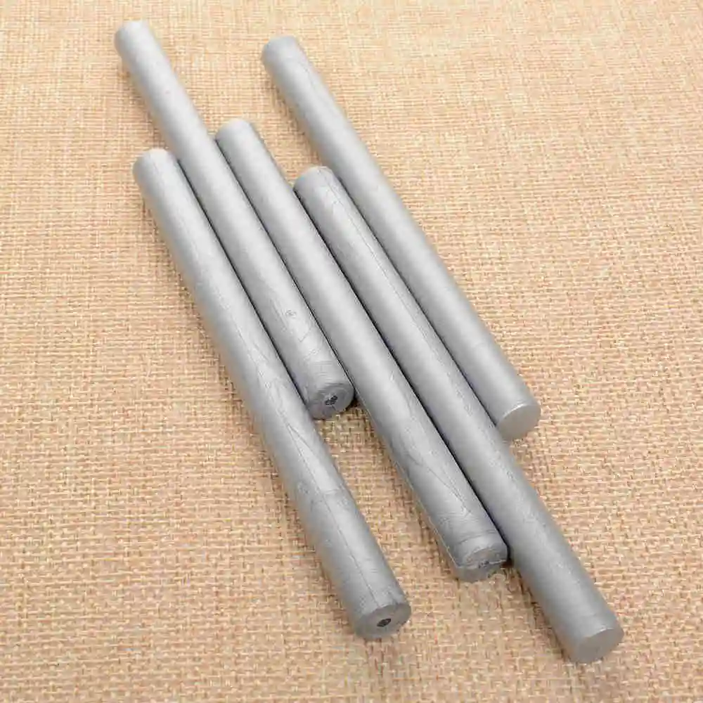 silver 5 шт. DIY штамп восковые свечи для термоплавкий клей пистолет палочки с соединяющим материалом приглашение на празднование свадьбы уплотнение воск модный подарок украшения - Цвет: silver