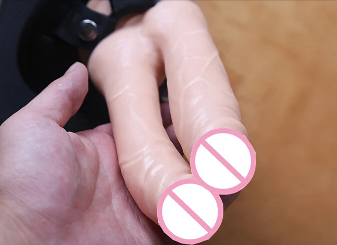 Водонепроницаемый двойной Дилдо страпон фаллоимитаторы с присоской