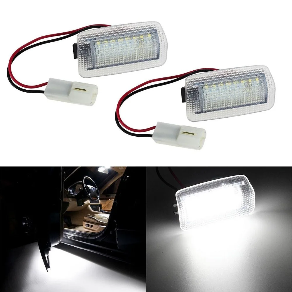 2 шт. 18SMD супер яркие светодиодные ступенчатые огни Footwell дверная лампа для Lexus ES350