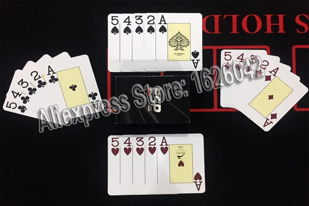 Modiano ESP Poker Размер 2 Jumbo индекс пластиковые игральные карты, казино Quolity Европейский покер Tourment
