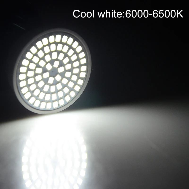 DC12V/AC220V светодиодный прожектор MR16 8 Вт 6 4 лампа 36 светодиодов 54Led 72Led высокая
