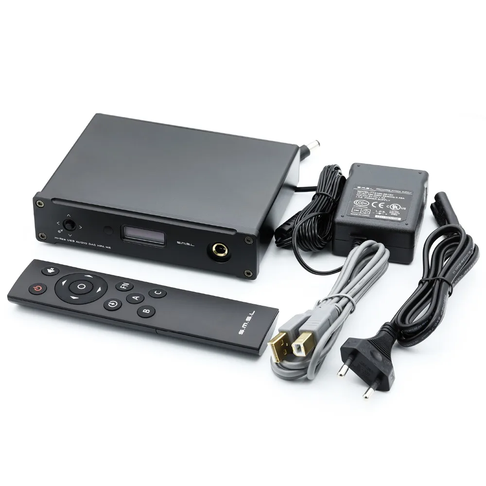 SMSL M6 Hi Fi USB DAC AK4452 XMOS XU208 декодер родной DSD512 Amp 32bit/768 кГц оптический коаксиальный