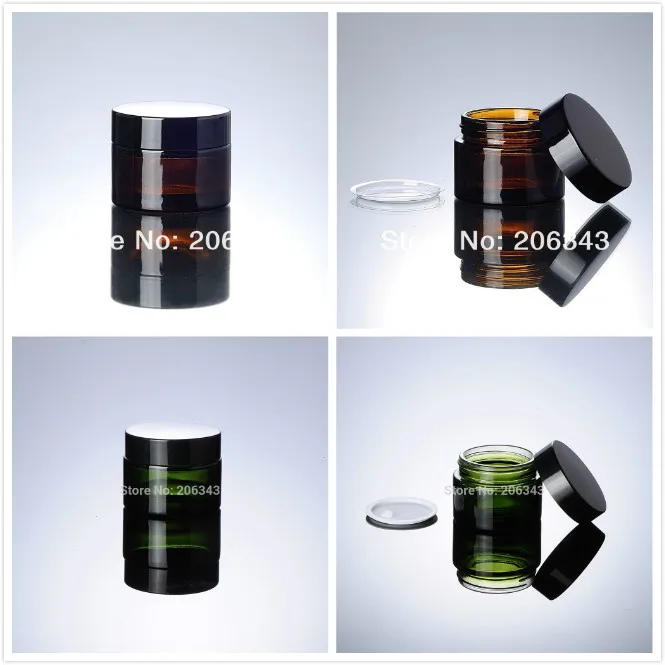 50 г коричневая/зеленая стеклянная бутылка/банка для ночного