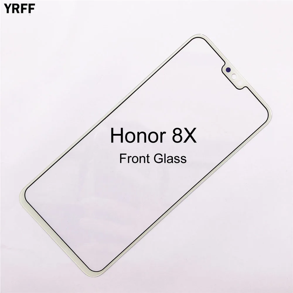 6,5 ''Переднее стекло для мобильного телефона huawei Honor 8X Переднее стекло внешнее стекло замена панели(без сенсорного экрана