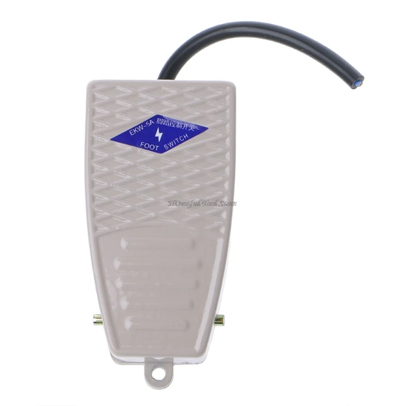 AC 380V DC 220V SPDT мгновенное управление педаль переключатель EKW-5A-B Dls HOmeful qiang