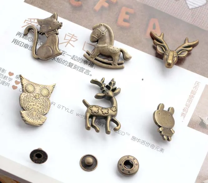SMTA Античная бронзовая Магнитная кнопка для сумок сумка одежды кошелек швейная