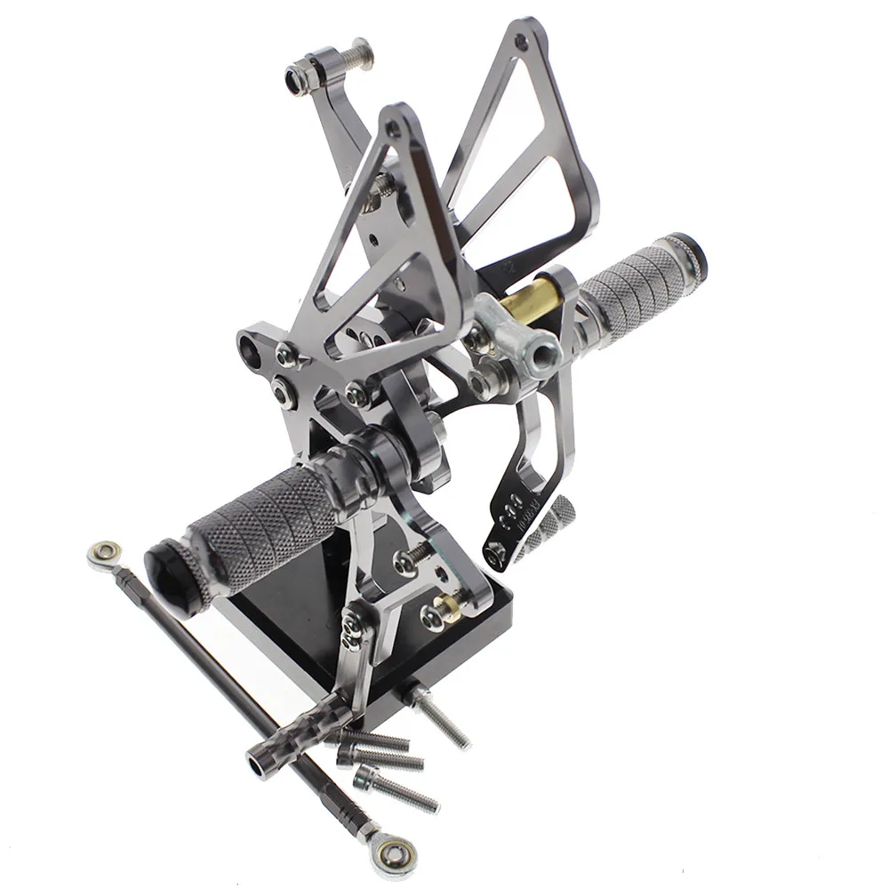 CNC регулируемые мотоциклетные подножки для ног педали Rearset задний Набор Для