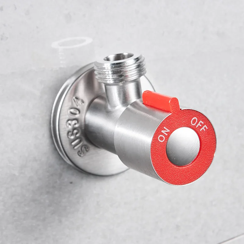 USU304Stainless Сталь впускные клапаны только для холодной воды, треугольный клапан Керамика катушки Valvula Ангуло Туалет промывные клапаны SJF-010-1