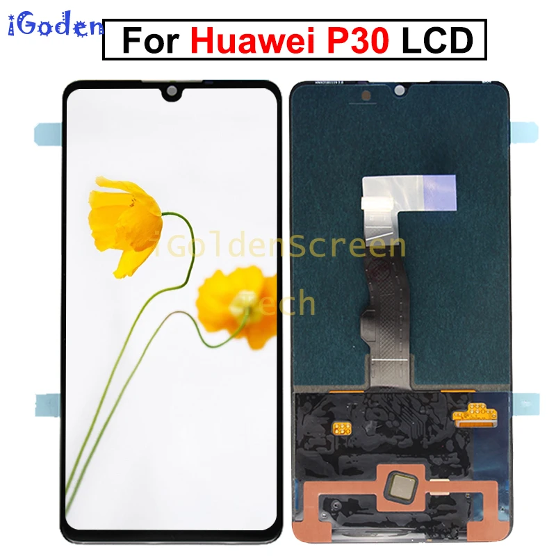 ЖК-дисплей и сенсорная панель для Huawei P30 дигитайзер экрана в сборе запасные части