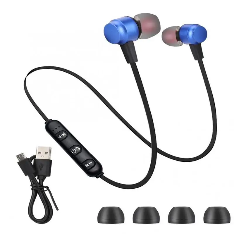Беспроводные Bluetooth наушники IPX5 водонепроницаемые с шейным ремешком Спортивная