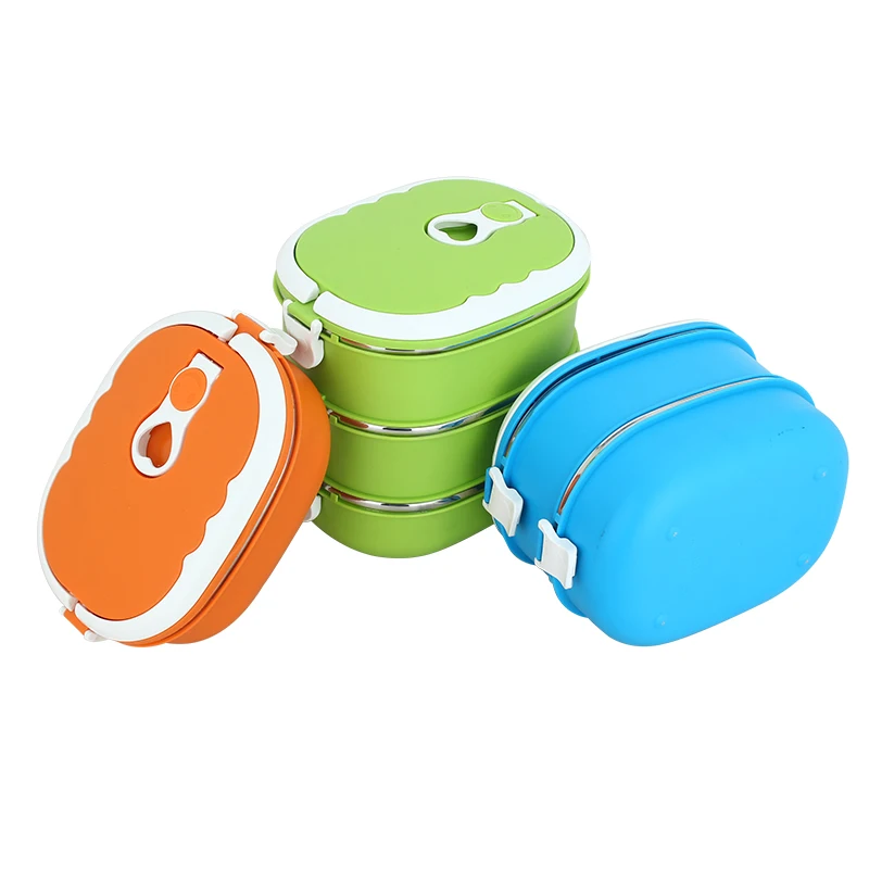 Свободно комбинированный термальный Ланч-бокс из нержавеющей стали с двойной