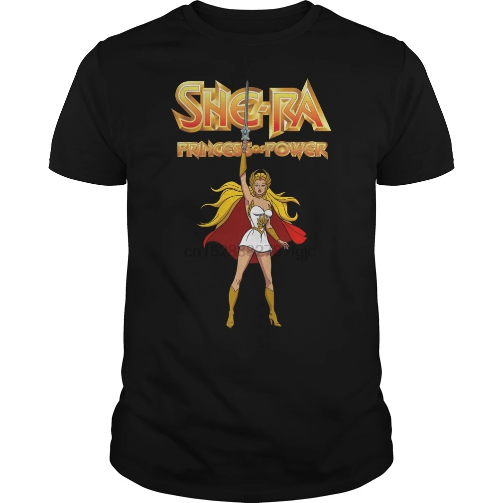 Мужская рубашка с коротким рукавом Футболка она-ра принцесса Мощность футболка