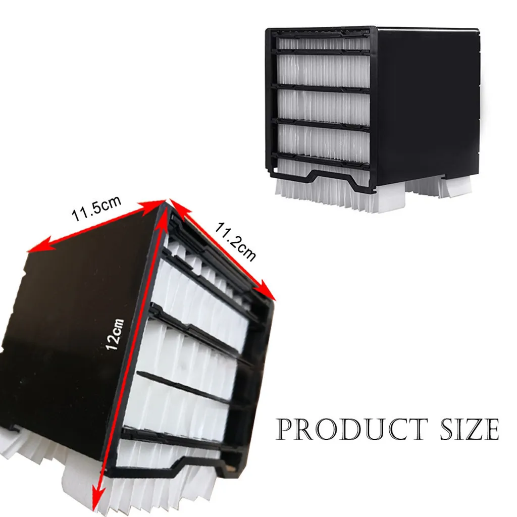 Мини портативный кондиционер увлажнитель очиститель 7 видов цветов личный