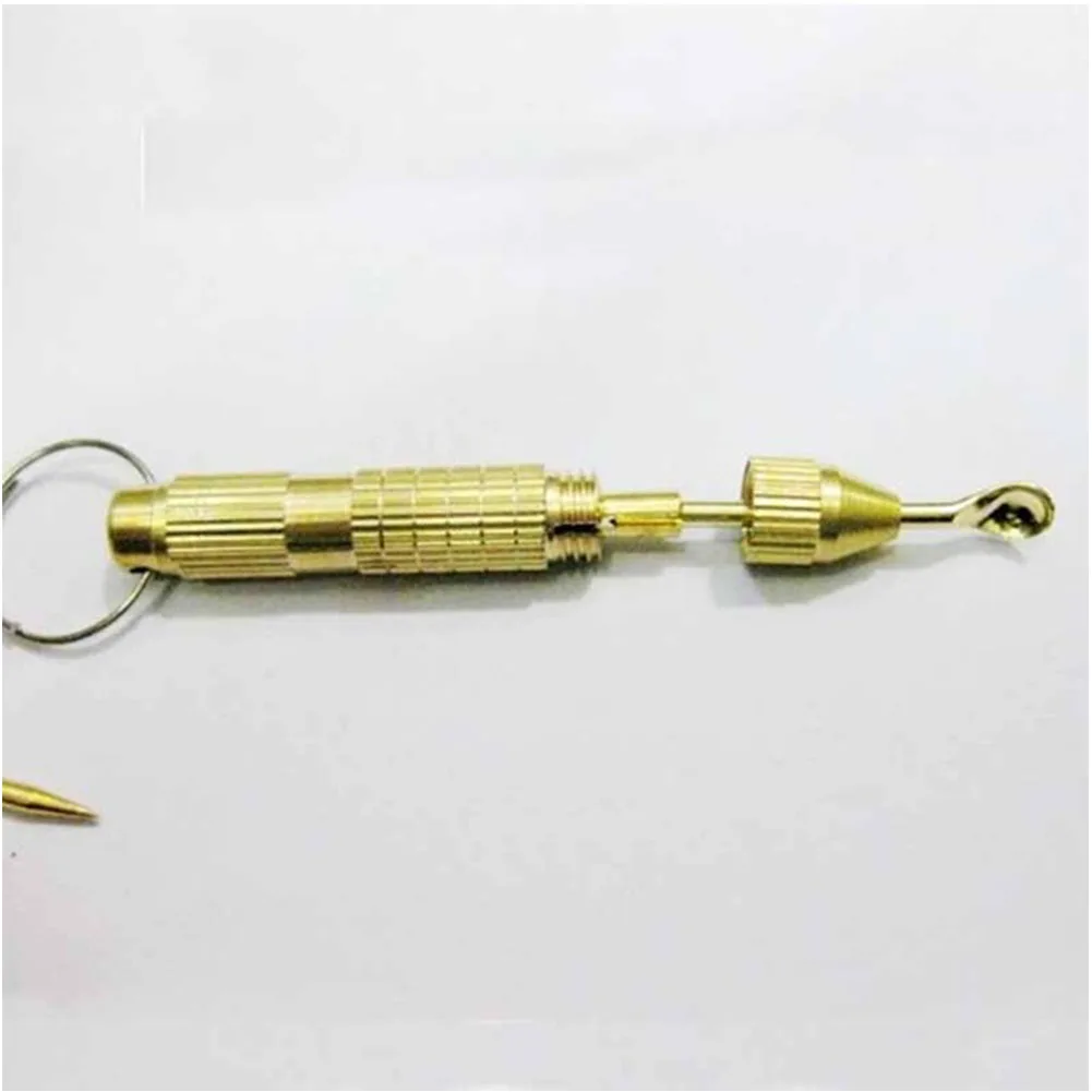 Портативный набор инструментов 4 в 1 крестовая отвертка зуб штифт для ушей медная