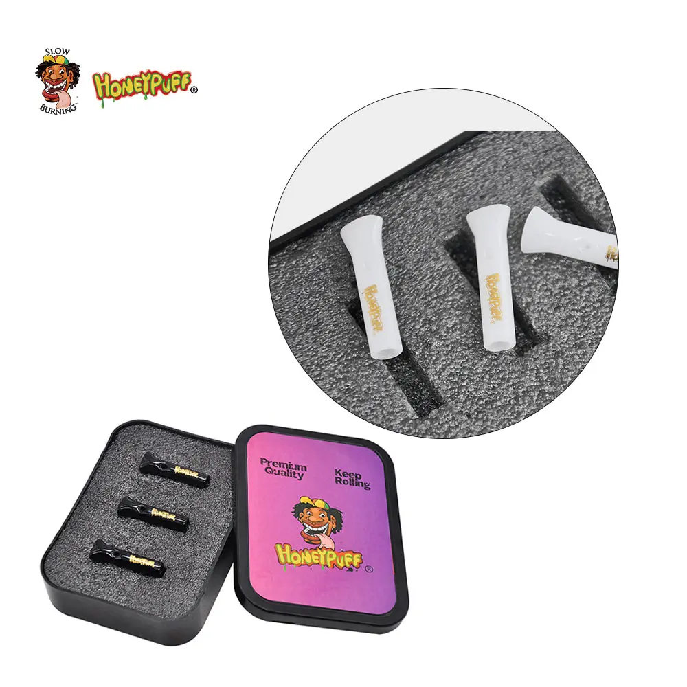 HONEYPUFF 3 x стекло многоразовые сигареты роликовый фильтр советы Роллинг Рот Советы