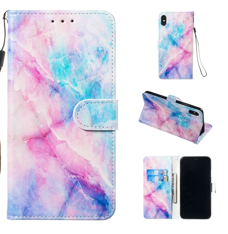 Чехол-книжка с откидной крышкой для Coque iPhone 6S, кожаный чехол-кошелек с милым котом для телефона для iPhone 6S 6 7 8 Plus X XS 11 Pro Max XR 5 5S SE чехол