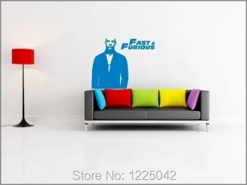 Настенный декор Like форсаж виниловые съемные настенные художественные наклейки