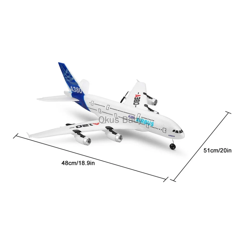 2019 Фирменная Новинка RC самолет 2 4 ГГц 510 мм размах крыльев 3CH планеры Coreless
