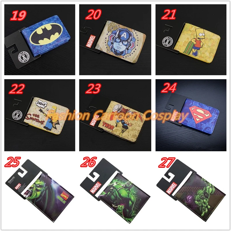 Кошелек Marvel с рисунком из мультфильма Звездные войны мстители Супермен