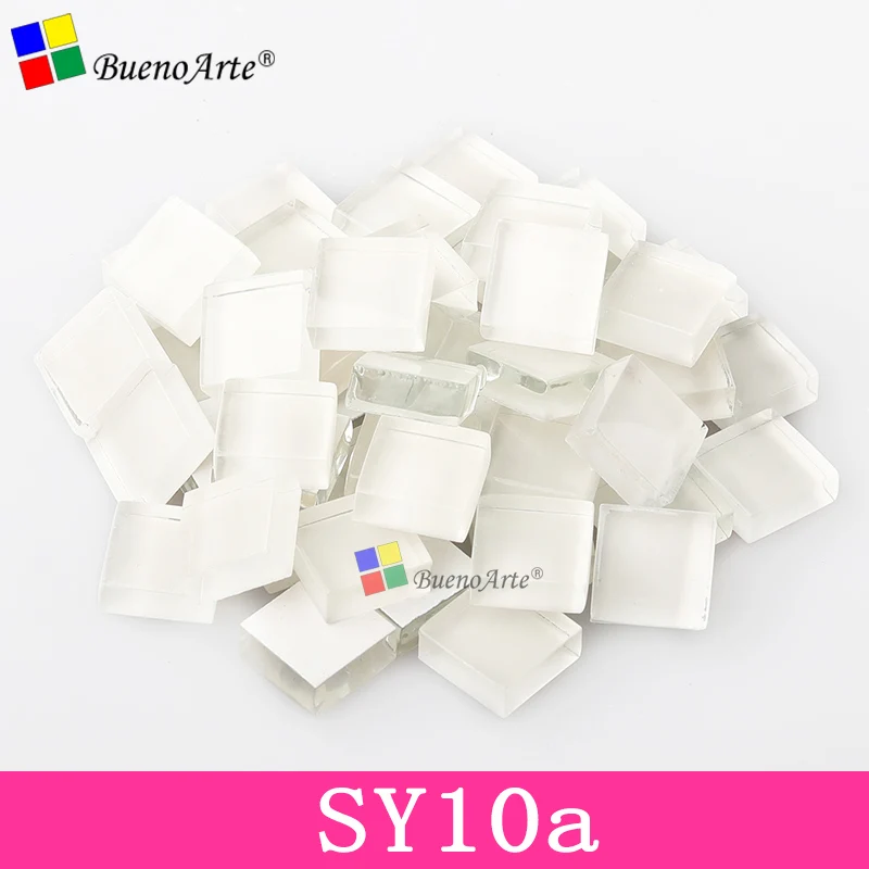 SY10a 200 г/205 шт 10X10 мм 3/8 дюймов квадратная Хрустальная мозаичная плитка, синяя фиолетовая серия, сделай сам мозаичный художественный поставщик, домашний сад стеклянные бусины - Цвет: SY10a