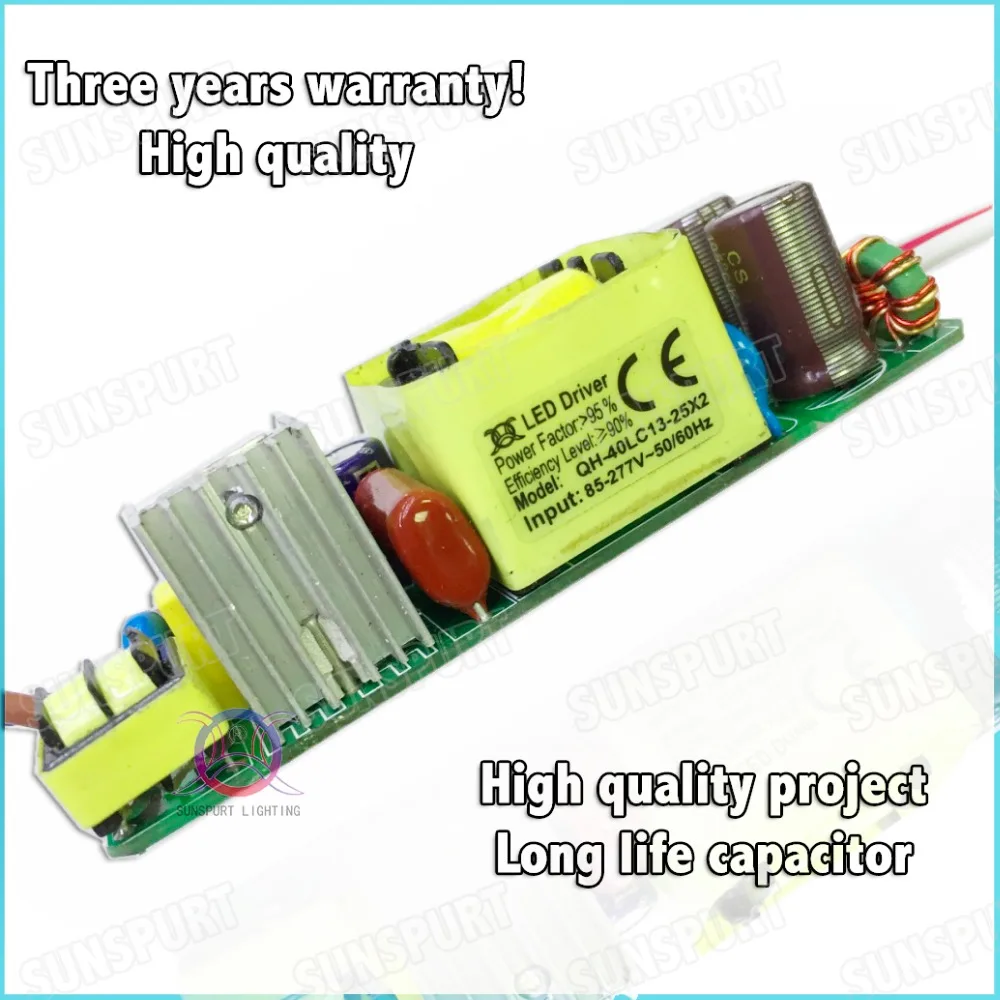 Светодиодный драйвер LVD 40 Вт 3 шт. светодиодный 13 25x2W 430mA индикатор постоянного