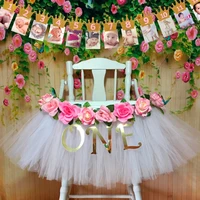 fengrise photo frame banner 1st birthday party decor kids happy birthday bunting one year first birthday baby shower boy girl