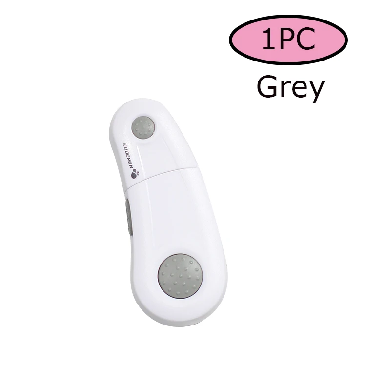 grey-1pc EUDEMON замок для шкафа ящик Шкаф Холодильник Дверь стол пластиковые замки защита от детей детский замок безопасности - Цвет: grey-1pc
