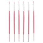 6 шт., кисти для дизайна ногтей, мягкие силиконовые резные принадлежности для рукоделия, инструменты для гончарного дела, украшения ногтей, лаки для ногтей