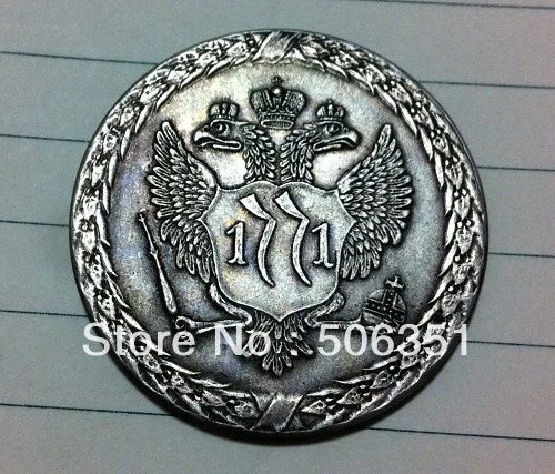 Оптовая продажа 1771 российские копии 1 рубля монет 100% coper производство
