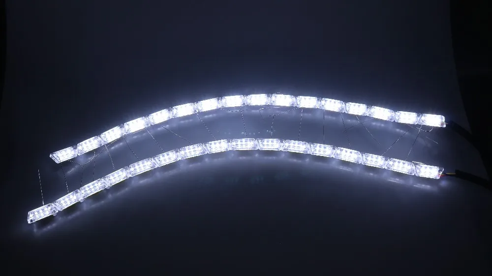 Autoki Универсальный бегущего коня двойной Цвет светодиодный дневные ходовые огни