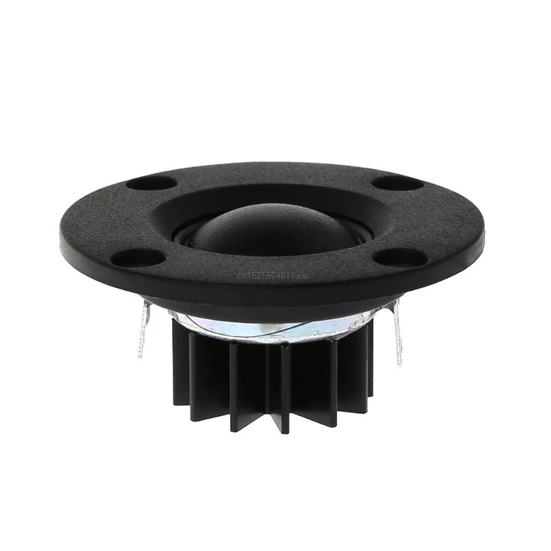 2 шт. твитер " дюймовый 6Ohm 30 Вт купольная шелковая пленка твитер Hifi Высокочастотный динамик звуковой громкоговоритель с радиатором